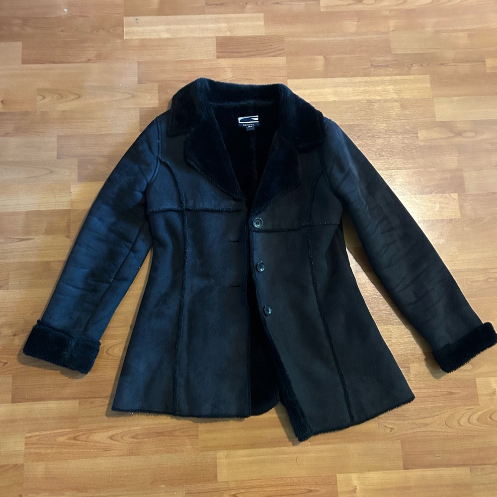 Candie's Black Teddy Jacket